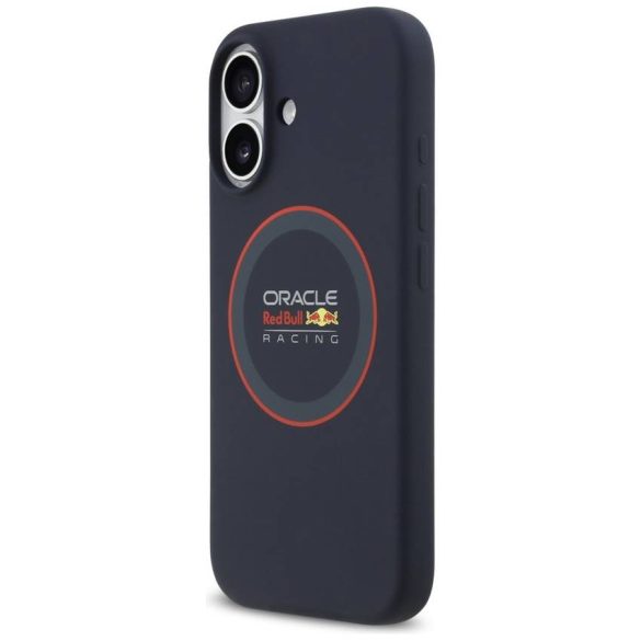 Red Bull szilikon Red Ring MagSafe tok iPhone 17-hez Tengerészkék