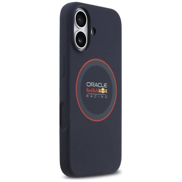 Red Bull szilikon Red Ring MagSafe tok iPhone 17-hez Tengerészkék