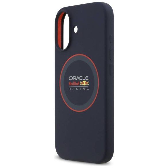 Red Bull szilikon Red Ring MagSafe tok iPhone 17-hez Tengerészkék