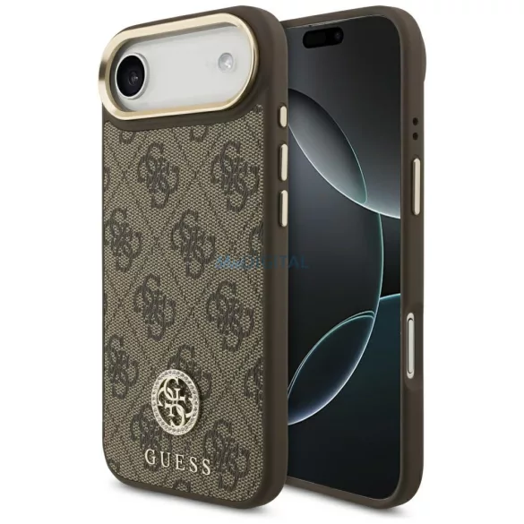 Tok Guess 4G Strass Logo MagSafe iPhone Air, barna