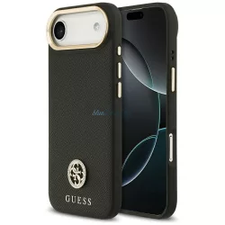   tok Guess szemcsés Strass Logo MagSafe iPhone Air készülékhez fekete