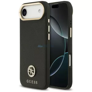 tok Guess szemcsés Strass Logo MagSafe iPhone Air készülékhez fekete
