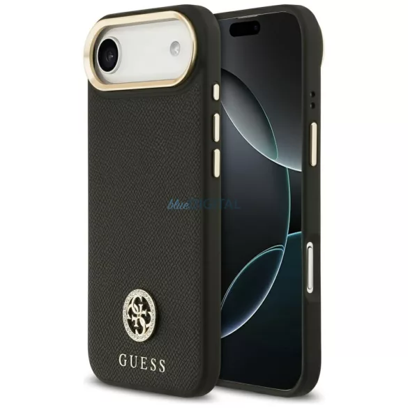 tok Guess szemcsés Strass Logo MagSafe iPhone Air készülékhez fekete