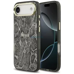 Guess Python mintás MagSafe tok iPhone Airhez Fekete