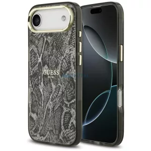 Guess Python mintás MagSafe tok iPhone Airhez Fekete