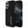 AMG szilikon túlméretezett Rhombs MagSafe tok iPhone 17 Fekete
