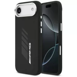   AMG szilikon túlméretezett Rhombs MagSafe tok iPhone Airhez Fekete
