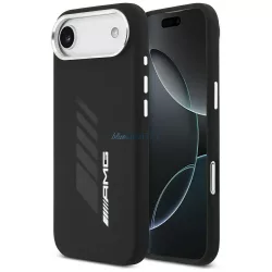   AMG szilikon túlméretezett Rhombs MagSafe tok iPhone Airhez Fekete