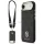 Guess 4G Strass logós, széles pántos, fémgombos MagSafe tok iPhone Air, fekete