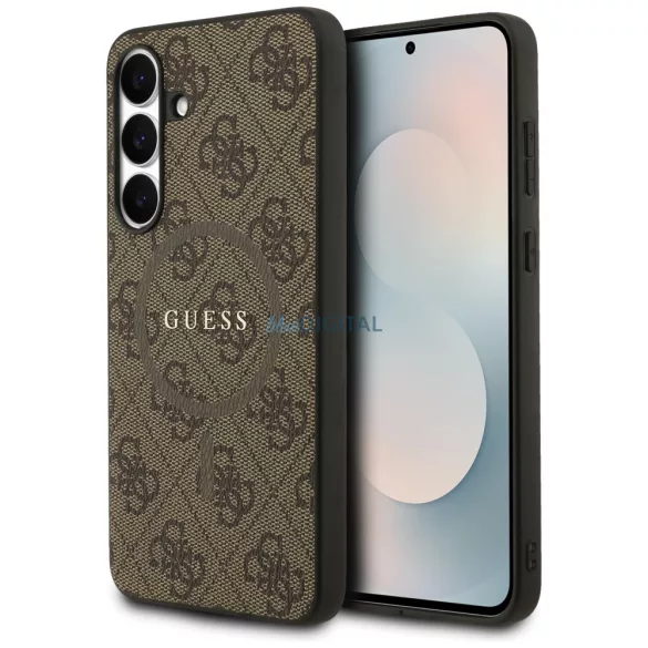 Guess 4G Ring Classic Logo MagSafe tok Samsung Galaxy S25 FE - barna
