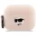 Tok Karl Lagerfeld szilikon Chaupette   3D-s fejrész az AirPods Pro 3, rózsaszín