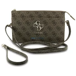 Guess 4G Big Logo clutch táska - barna