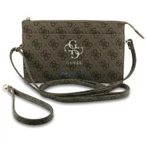 Guess 4G Big Logo clutch táska - barna
