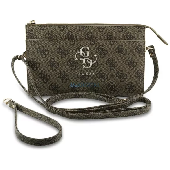Guess 4G Big Logo clutch táska - barna