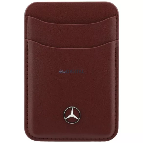 Mercedes Leather mágneses kártyatárca - piros