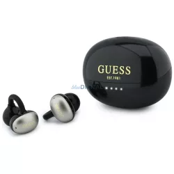   Guess Metalic Finish Electropated Parts Classic Logo OWS fülhallgató - fekete