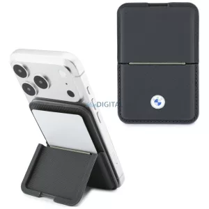BMW Carbon Metal Logos MagSafe pénztárca - antracit
