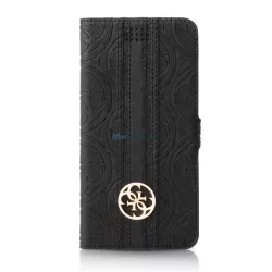   Guess GUBKLHEBK Universal L 4.6 - 5.2" fekete 4G Heritage könyvtok