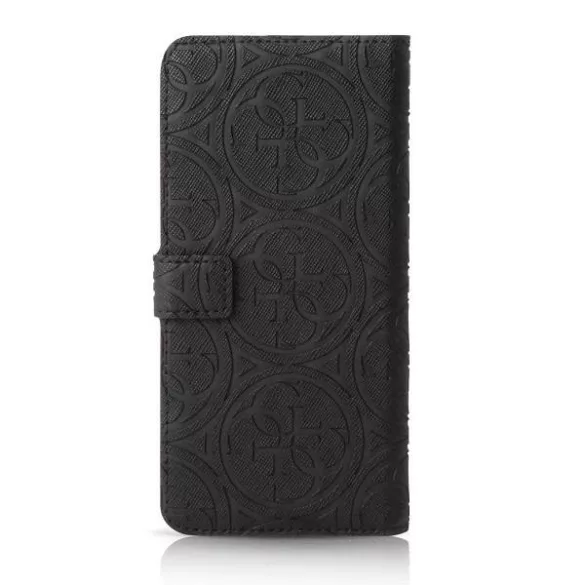 Guess GUBKXLHEBK 4G Heritage könyvtok univerzális 5.2"-5.7" - fekete