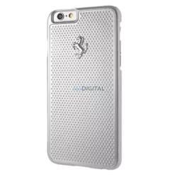   Ferrari keménytok FEPEHCP6SI iPhone 6/6S perforált alumínium ezüst tok 