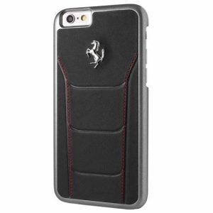 Ferrari keménytok FESEHCP6BKR iPhone 6/6S 488 fekete/piros varrott tok