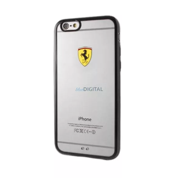 Ferrari Hardcase FEHCS7BK G930 S7 versenyvédőfólia, átlátszó fekete