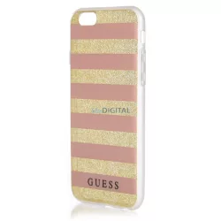   Guess GUHCP6STGPI iPhone 6/6S rózsaszín keménytok Ethnic Chic Stripes 3D