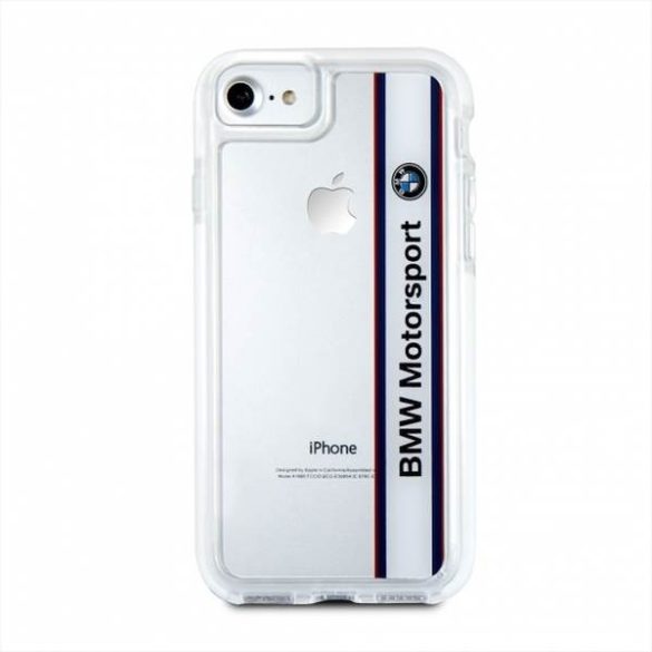 Tok keménytok BMW BMHCP7SPVWH iPhone 7 átlátszó fehér ütésálló tok