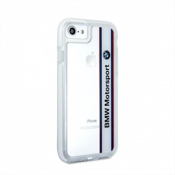 Tok keménytok BMW BMHCP7SPVWH iPhone 7 átlátszó fehér ütésálló tok
