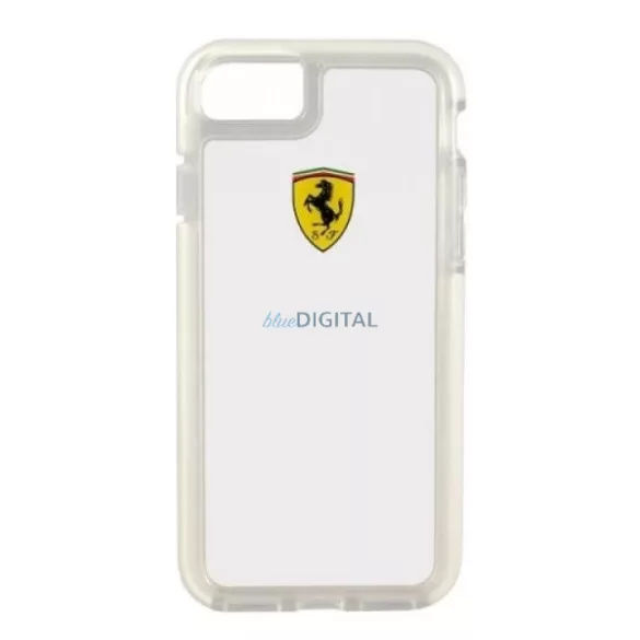 Ferrari keménytok FEGLHCP7TR iPhone 7/8 SE 2020 / SE 2022 átlátszó ütésálló tok