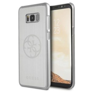 Guess GUHCS8LMERLSI S8 Plus G955 ezüst hardcase Korry alumínium lemez tok