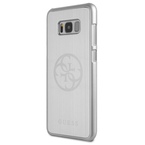 Guess GUHCS8LMERLSI S8 Plus G955 ezüst hardcase Korry alumínium lemez tok