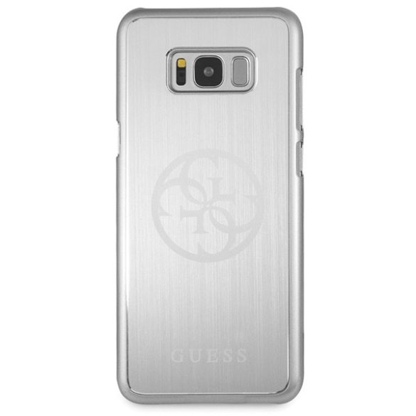 Guess GUHCS8LMERLSI S8 Plus G955 ezüst hardcase Korry alumínium lemez tok