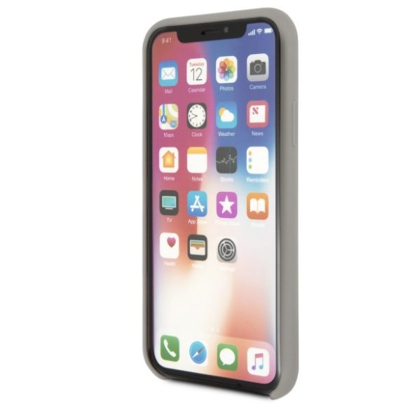 Etui keménytok BMW BMHCPXSILTA iPhone X bézs szilikon