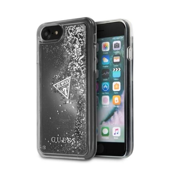 Guess GUHCI8GLUFLSI iPhone 7/8/SE 2020 / SE 2022 ezüst keménytok Glitter Liquid