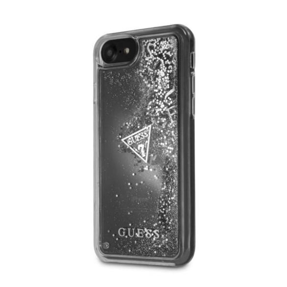 Guess GUHCI8GLUFLSI iPhone 7/8/SE 2020 / SE 2022 ezüst keménytok Glitter Liquid