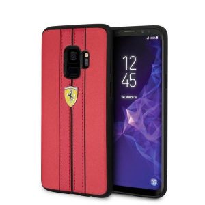 Ferrari FESURHCS9REB keménytok Samsung Galaxy S9 piros