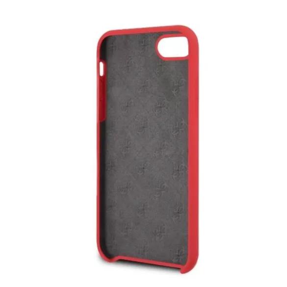 Guess GUHCI8LSGLRE iPhone 7/8/SE 2020 / SE 2022 piros szilikon keménytok