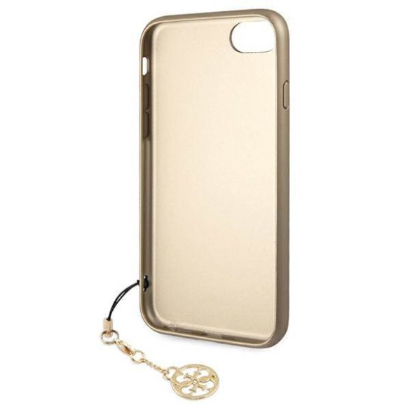 Guess GUHCI8GF4GBR iPhone 7/8/SE 2020 / SE 2022 barna 4G Charms Collection keménytok