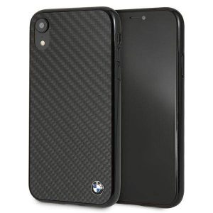 Tok keménytok BMW BMHCI61MBC iPhone Xr fekete Signature-Carbon