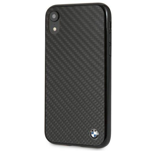 Tok keménytok BMW BMHCI61MBC iPhone Xr fekete Signature-Carbon