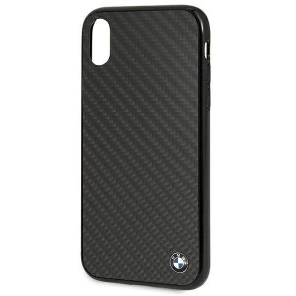 Tok keménytok BMW BMHCI61MBC iPhone Xr fekete Signature-Carbon