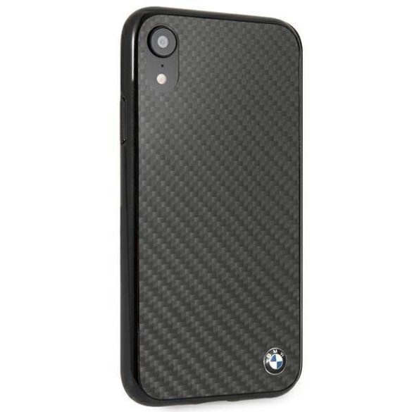 Tok keménytok BMW BMHCI61MBC iPhone Xr fekete Signature-Carbon