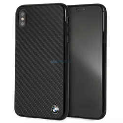   Tok keménytok BMW BMHCI65MBC iPhone Xs Max fekete Signature-Carbom
