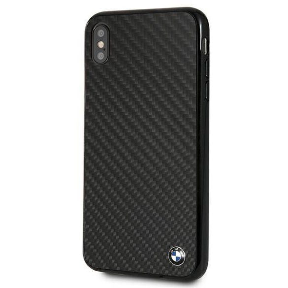 Tok keménytok BMW BMHCI65MBC iPhone Xs Max fekete Signature-Carbom