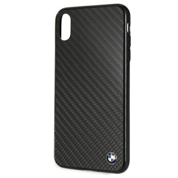 Tok keménytok BMW BMHCI65MBC iPhone Xs Max fekete Signature-Carbom