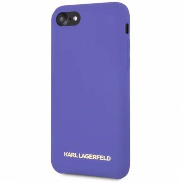 Karl Lagerfeld KLHCI8SLVOG iPhone 7/8 SE 2020 / SE 2022 keménytok lila szilikon