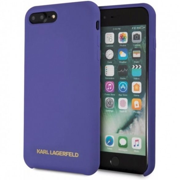 Karl Lagerfeld KLHCI8LSLVOG iPhone 7/8 Plus keménytok lila szilikon