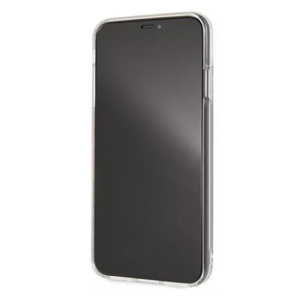 Karl Lagerfeld KLHCI65KSICGO iPhone Xs Max arany keménytok ikonikus folyékony csillogó kristályos