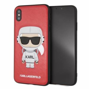 Karl Lagerfeld KLHCI65KSCORE iPhone Xs Max keménytok piros Karl Space Cosmonaut